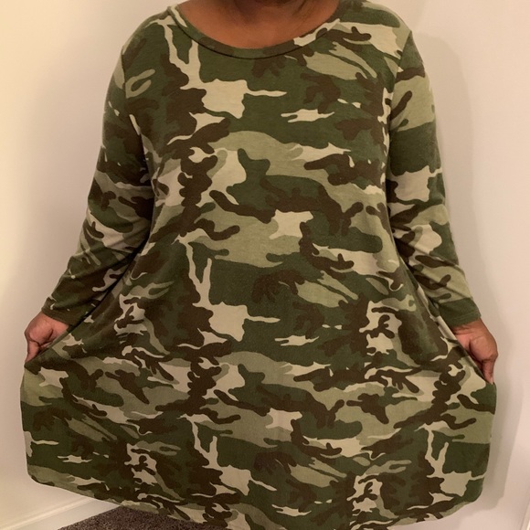 Poof! Dresses & Skirts - Camouflage dress